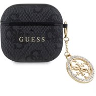 Guess 4G Script PC/PU Charm Case for AirPods 4 Black - Headphone Case