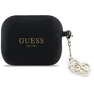 Guess 4G Charm Silicone Case for AirPods Pro 3 Black - Headphone Case