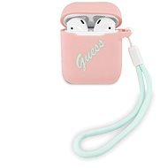 Guess Vintage Silicone Case for Airpods 1/2 Pink - Headphone Case
