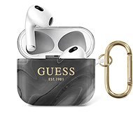 Guess TPU Shiny Marble Case für Apple Airpods 3 schwarz - Kopfhörer-Hülle