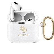 Guess 4G TPU Glitter Case für Apple Airpods 3 transparent - Kopfhörer-Hülle