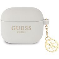 Guess 4G Charms Silikoncover für Apple Airpods 3 Grey - Kopfhörer-Hülle