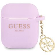 Guess 4G Charms Silicone Case for Apple Airpods 1/2 Purple - Headphone Case