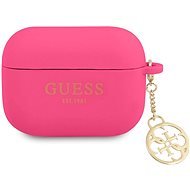Guess 4G Charms Silikoncover für Apple Airpods Pro Fuchsia - Kopfhörer-Hülle