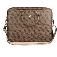 Guess PU 4G Metal Logo Computer Bag 15/16" Brown - Laptop Case
