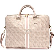 Guess PU 4G Printed Stripes Computer Bag 15/16" Pink - Laptop Bag