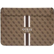 Guess PU 4G Printed Stripes Computer Sleeve 16" Brown - Laptop-Hülle