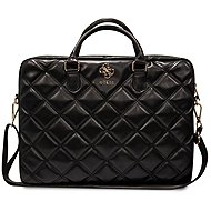 Guess PU Quilted 4G Metal Logo Notebook Bag 15/16" Black - Laptop Case