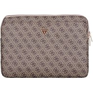 Guess PU 4G Triangle Logo 14" Brown - Laptop Case