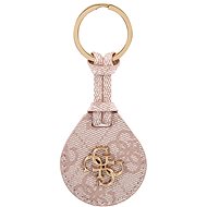 Guess PU Big 4G Flat Ring AirTag Case Pink - AirTag Key Ring