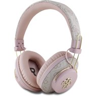 Guess PU 4G Metal Logo ENC Pink - Wireless Headphones