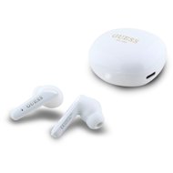 Guess Glossy Classic Logo TWS White - Wireless Headphones