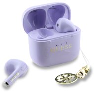 Guess Classic Logo Charm TWS Purple - Wireless Headphones