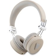 Guess PU Grained Triangle Logo ENC Beige - Wireless Headphones