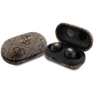 Guess PU 4G Metal Logo TWS Brown - Wireless Headphones