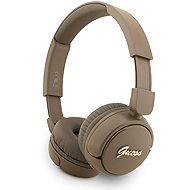 Guess Script Metal Logo Brown - Wireless Headphones