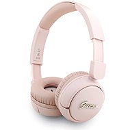 Guess Script Metal Logo Pink - Wireless Headphones