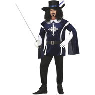 GUIRCA Costume Musketeer blue size. L 52/54 - Costume