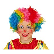 GUIRCA Children's multicolour wig - clown - Wig