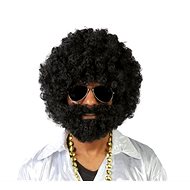GUIRCA Afro wig with black beard - Wig