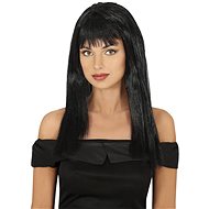 GUIRCA Black ladies wig long hair with bangs - Wig