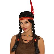 GUIRCA Ladies Indian wig with headband - Wig