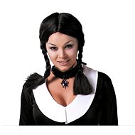 GUIRCA Ladies black wig with braid Wednesday - Wig
