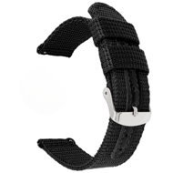 GAIRA Watch strap Army 3320 black 18 mm - Watch Strap