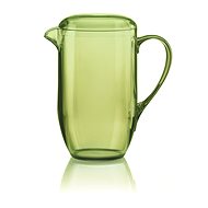 House forms Jug with plastic green lid - Pitcher