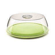 Forms of House A cake tray with a green tray - Storage Jar