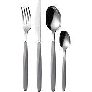 Guzzini MY FUSION Cutlery Set 24 pcs Grey – Stainless Steel - Cutlery