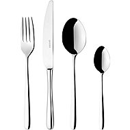 Guzzini FRIDA 24-piece Cutlery Set, Silver - Stainless Steel - Cutlery