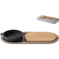 GUSTA Serving set with bowl for dip and cutting board - plastic - Serving Set