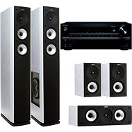 ONKYO TX-NR646 black + Jamo S 626 HCS White Ash - AV Receiver