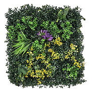 G21 Listo Herb Artificial green wall, 50 × 50 cm - Decorative Wire Mesh