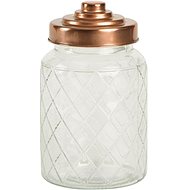 Gastro Glass jar 900 ml, gold cap - Storage Jar