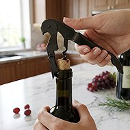 Gastro Stainless steel corkscrew, black - Corkscrew