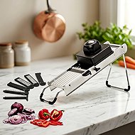 Paderno Vegetable slicer, with seven attachments - Slicer