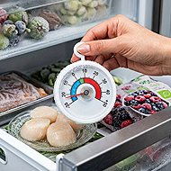 Gastro Refrigerator/Freezer Thermometer Round - Kitchen Thermometer