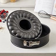 Zenker Cake tin Black 24 cm, 2 bottoms - Baking Mould