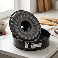 Zenker Cake tin Black 28 cm, 2 bottoms - Baking Mould