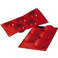 Silikomart Silicone half sphere mould for 5 pieces - Mould