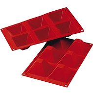 Silikomart Silicone pyramid mould for 6 pieces - Mould