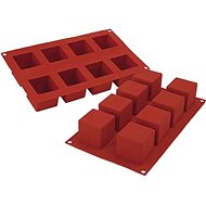Silikomart Cubo silicone cube mould for 8 pieces - Mould