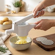 Metaltex Potato press plastic 3 different attachments - Potato Ricer