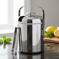 APS Stainless steel ice container with tongs 1,3 l - Ice Bucket