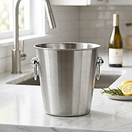 Gastro Refrigerated champagne flute 20 cm stainless steel - Beverage Cooler