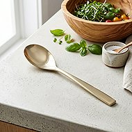 Barcelona Stainless steel salad spoon 27 cm champagne - Spoon