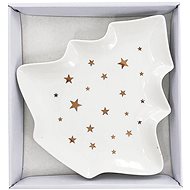 H&L Porcelain tray Tree 27 × 26cm white - Tray