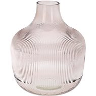 H&L Glass vase Rose 20 × 23 cm light pink - Vase